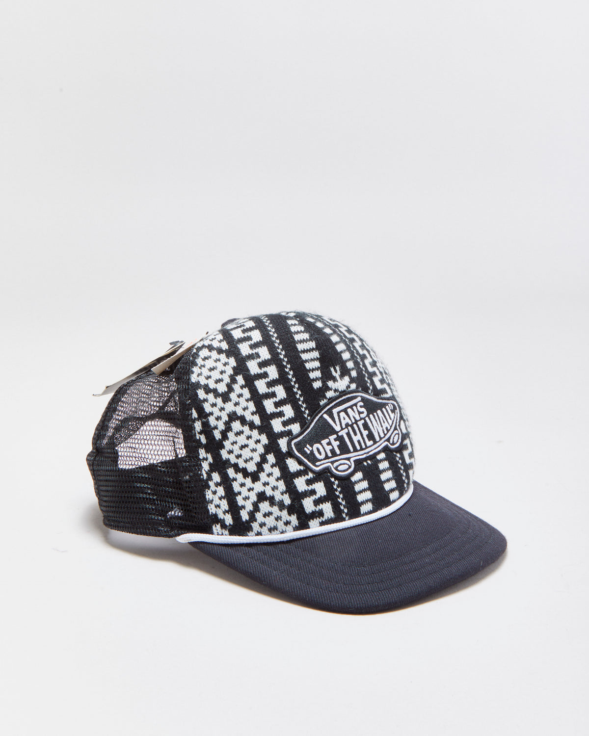 DSWT Vans Navajo Patch Rope Peak Flat Brim Trucker Hat - OS