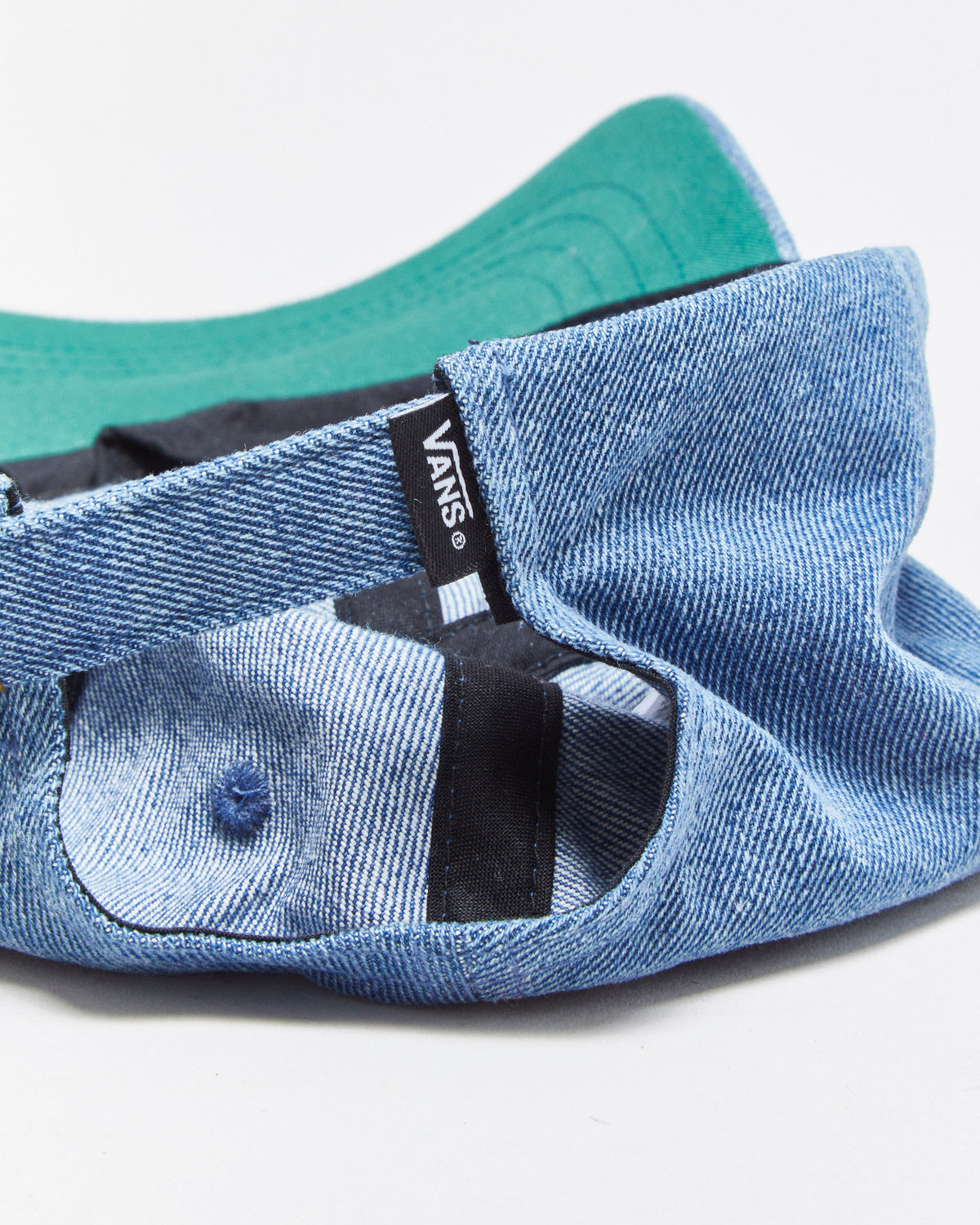 DSWT Vans Stone Wash Denim Prowler Curved Bill Jockey Cap - OS