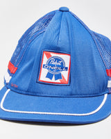 Vintage O'Neill x Pabst Blue Ribbon Rope Peak Flat Brim Trucker Hat - OS