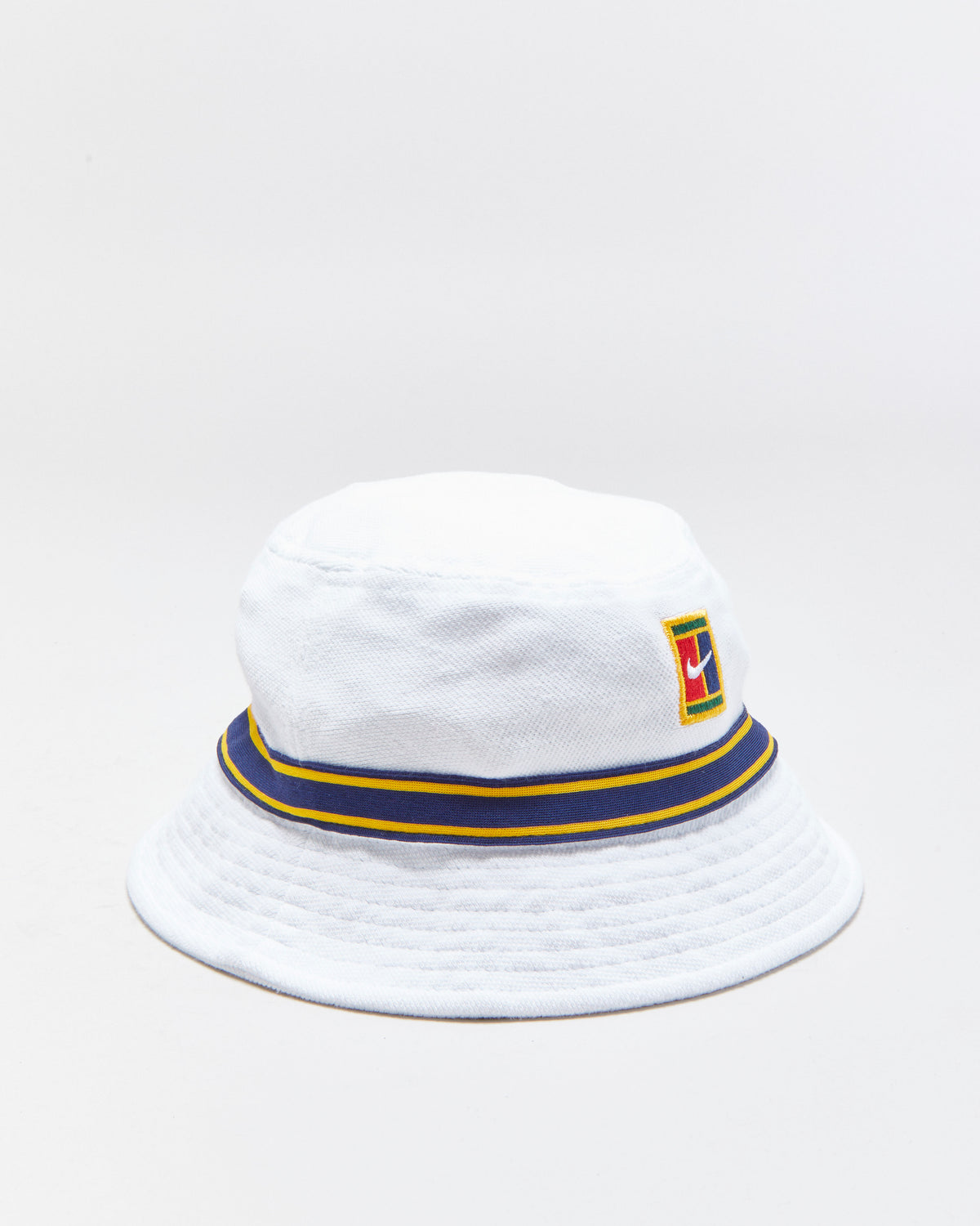 Vintage Nike Challenge Court Andre Agassi Canvas Bucket Hat - S/M