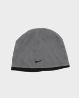 Vintage Y2K 00s Nike Reversible Rib Knit Fleece Skullcap Beanie - OS