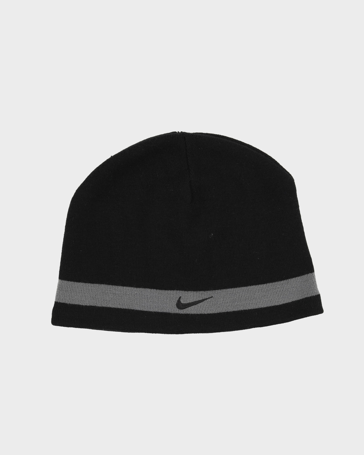 Vintage Y2K 00s Nike Reversible Rib Knit Fleece Skullcap Beanie - OS
