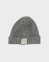 Vintage Polo Country Ralph Lauren Marl Grey Lambswool Chunky Knit Beanie - OS