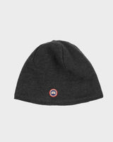 Canada Goose Merino Wool Knit Fleece Lined Skullcap Logo Beanie - M/L