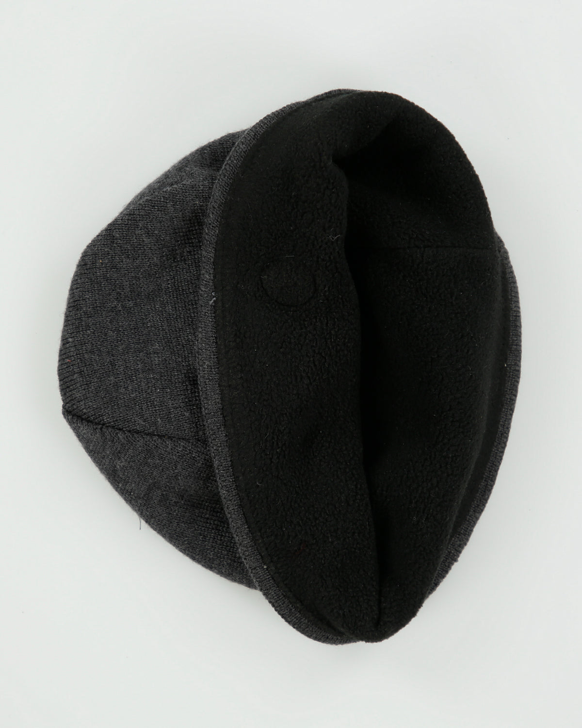 Canada Goose Merino Wool Knit Fleece Lined Skullcap Logo Beanie - M/L