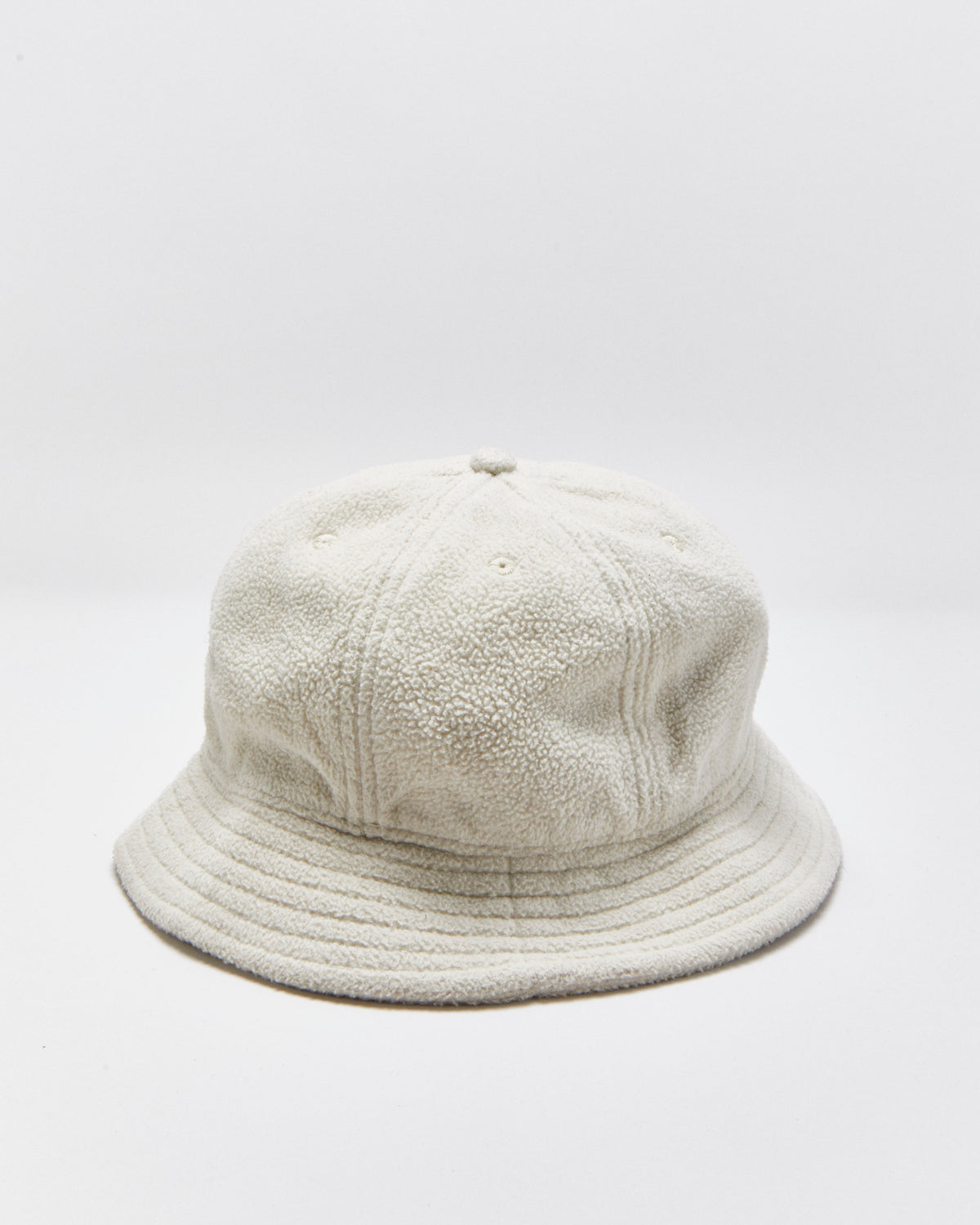 Stussy Desert Khaki Stock Logo Fleece Bermuda Bucket Hat - XS/S