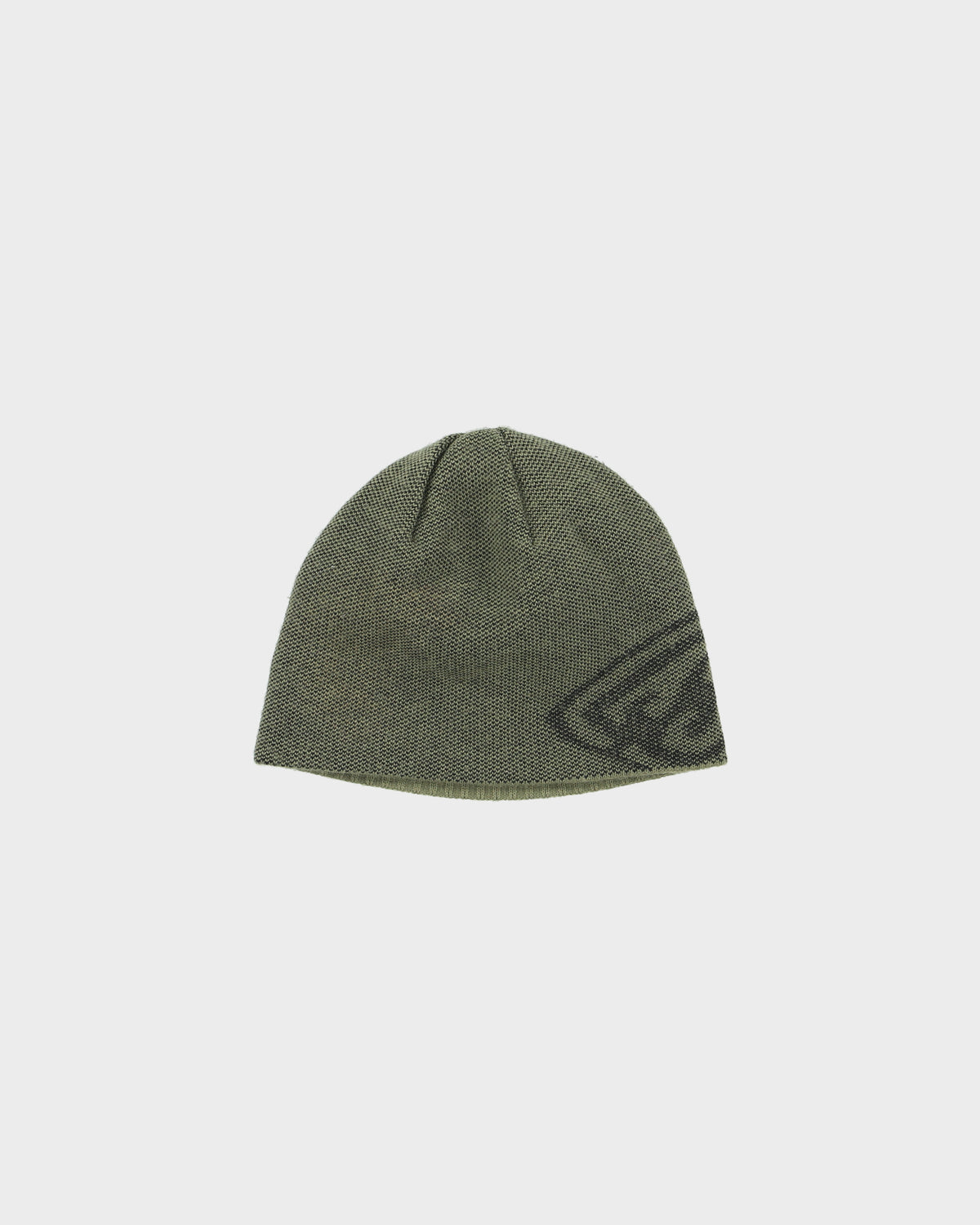 Vintage Y2K 00s Billabong Khaki Reversible Knit Skullcap Beanie - OS