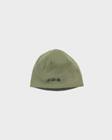 Vintage Y2K 00s Billabong Khaki Reversible Knit Skullcap Beanie - OS
