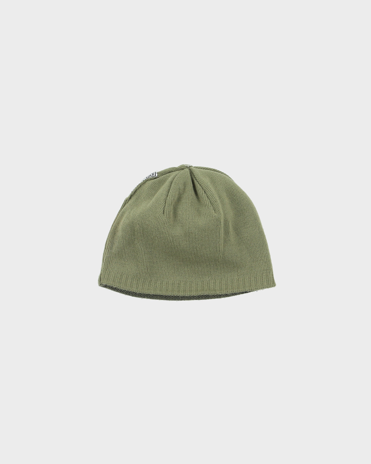 Vintage Y2K 00s Billabong Khaki Reversible Knit Skullcap Beanie - OS