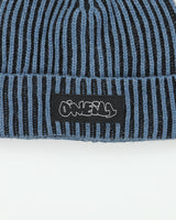 Vintage O'Neill Graffiti Logo Ribbed Knit Fishermans Beanie - OS