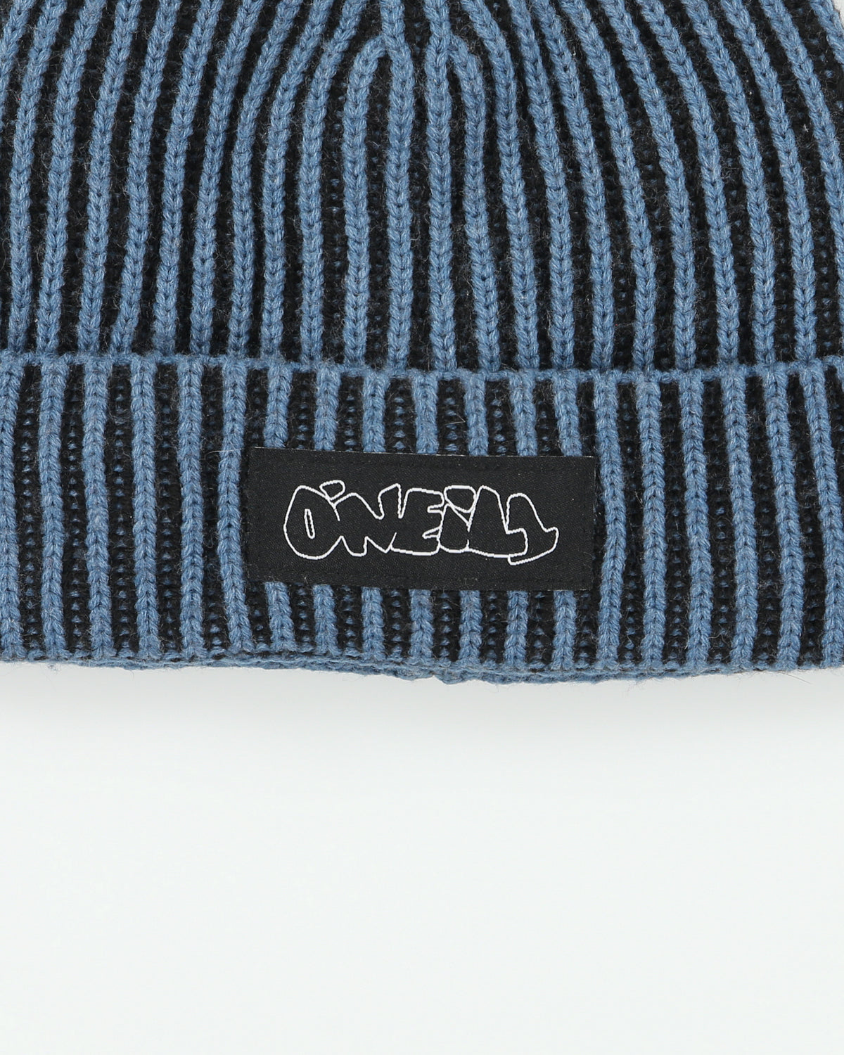 Vintage O'Neill Graffiti Logo Ribbed Knit Fishermans Beanie - OS
