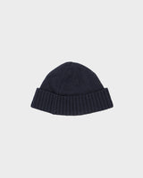 Patagonia Navy Brodeo Wool Ribbed Knit Fishermans Beanie - OS