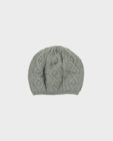 Vintage Y2K Nike Alpaca Wool Blend Cable Knit Oversized Skullcap Beanie - OS