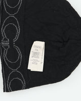 Coach Maxi Metallic Signature C Merino Wool Reversible Knit Skullcap Beanie - OS