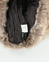 Vintage Y2K 00s Wind River Plaid Faux Fur Trapper Hat - OS