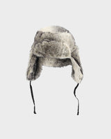 Vintage Y2K 00s Wind River Quilt Lined Faux Fur Trapper Hat - L