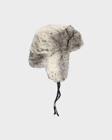 Vintage Y2K 00s Wind River Quilt Lined Faux Fur Trapper Hat - L