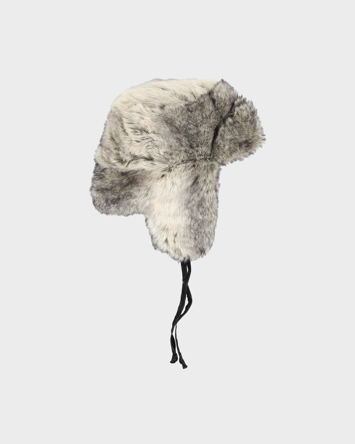 Vintage Y2K 00s Wind River Quilt Lined Faux Fur Trapper Hat - L