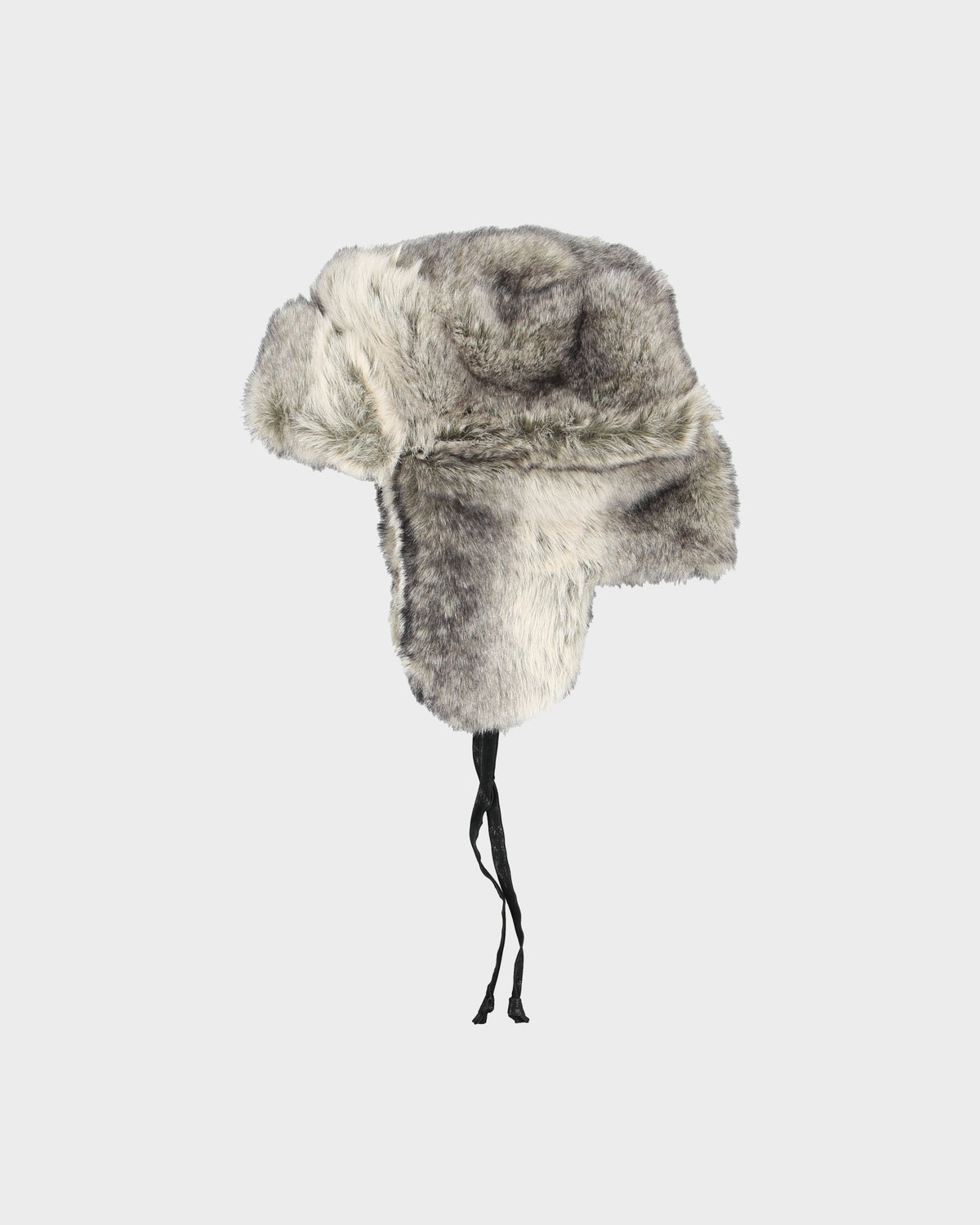 Vintage Y2K 00s Wind River Quilt Lined Faux Fur Trapper Hat - L