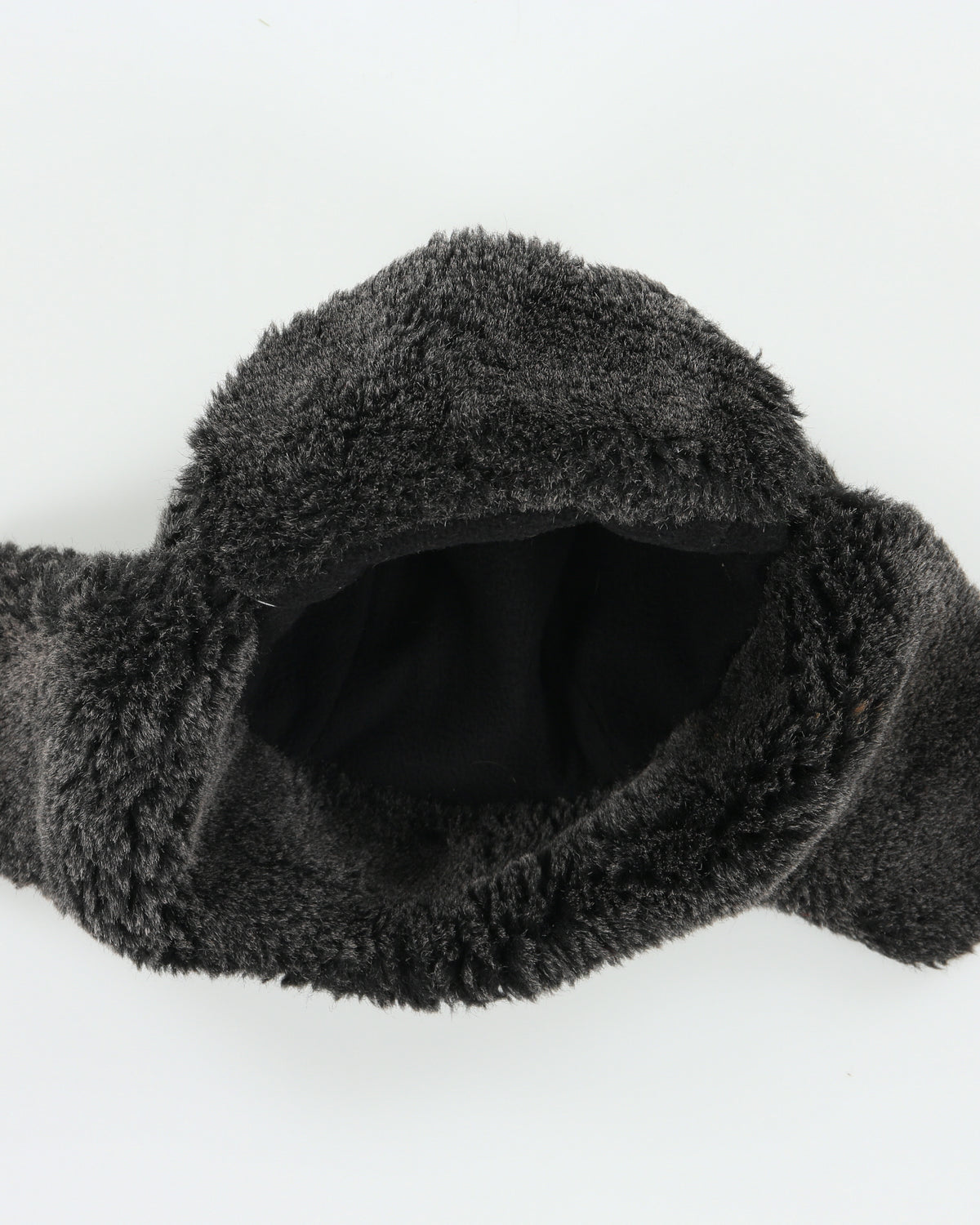 Vintage Y2K 00s Woodland Camo Canvas Fleece Lined Faux Fur Trapper Hat - OS
