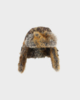 Vintage Y2K 00s Wind River Realtree Camo Quilt Lined Faux Fur Trapper Hat - L
