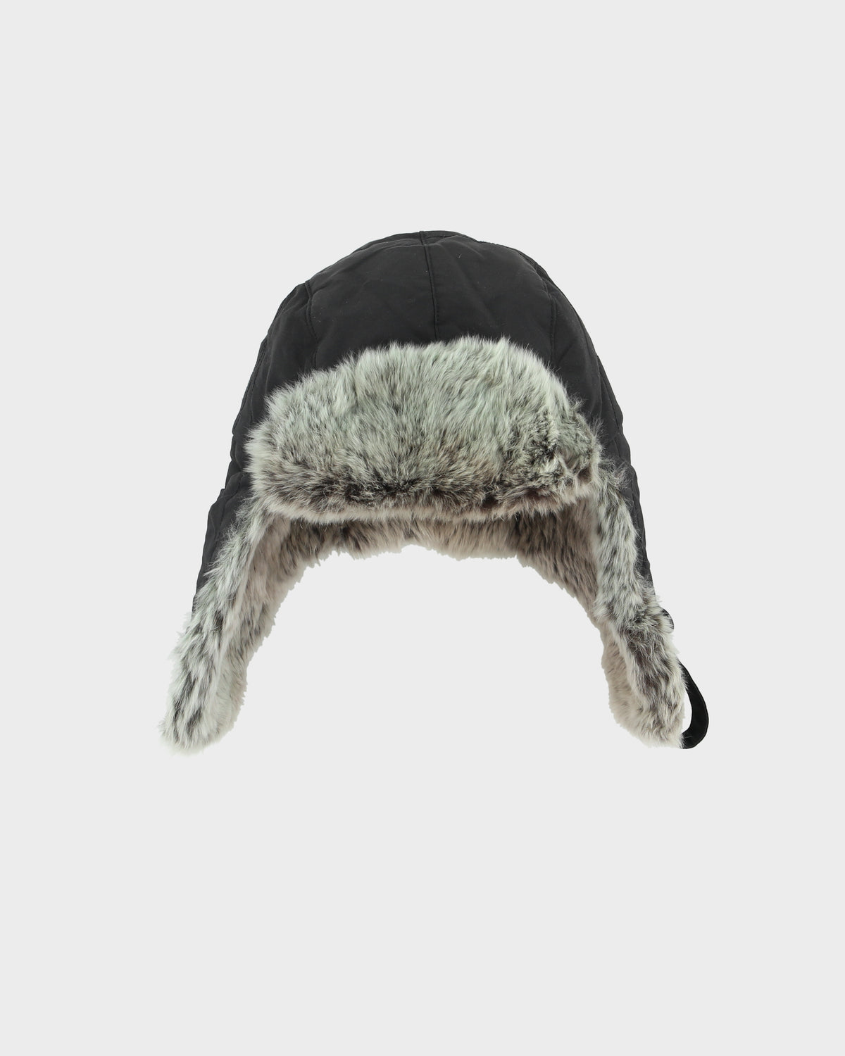 Vintage Woolrich Quilted Waterproof Canvas Lapin Fur Trapper Hat - L