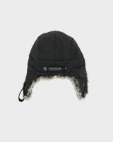 Vintage Woolrich Quilted Waterproof Canvas Lapin Fur Trapper Hat - L