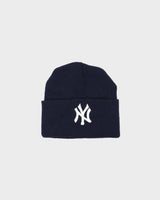 Vintage Y2K 00s N.Y Yankees MLB Knit Made In USA Cuff Beanie - OS