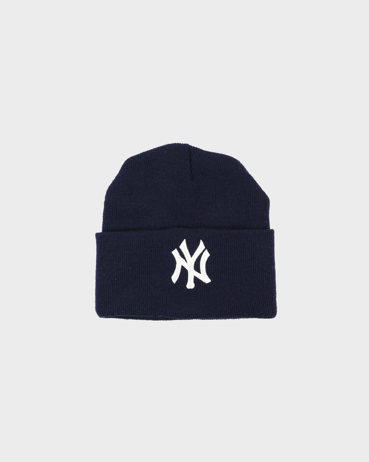 Vintage Y2K 00s N.Y Yankees MLB Knit Made In USA Cuff Beanie - OS