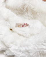 Vintage Y2K 00s Baby Pink Faux Sheepskin Bucket Hat - M/L