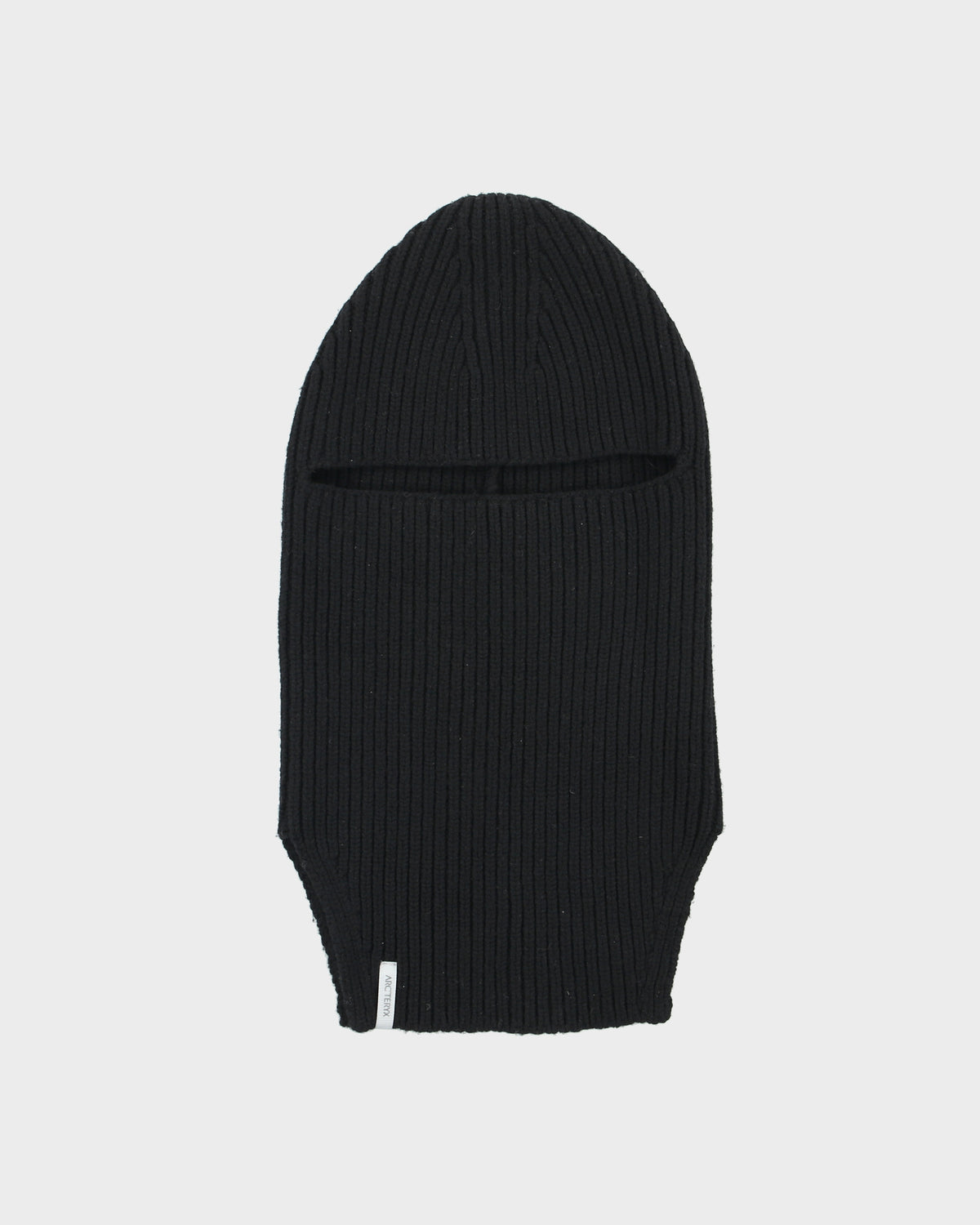 Arc'teryx Black Lemae Wool Ribbed Knit Balaclava - L