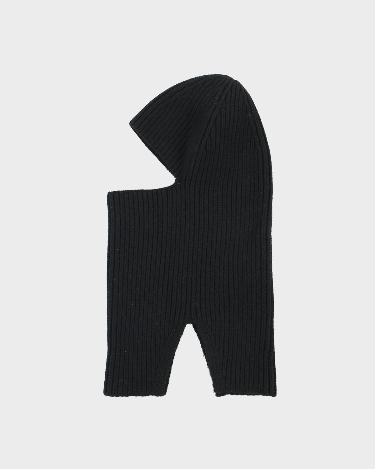 Arc'teryx Black Lemae Wool Ribbed Knit Balaclava - L