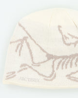Arc'teryx Cream Bird Head Toque Wool Blend Fleece Lined Skullcap Beanie - OS