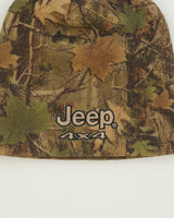 Vintage Y2K Jeep 4X4 Realtree Camo Embroidered Knit Skullcap Beanie - OS