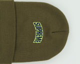 F/W 2018 Supreme Khaki Crown Logo Beanie - OS