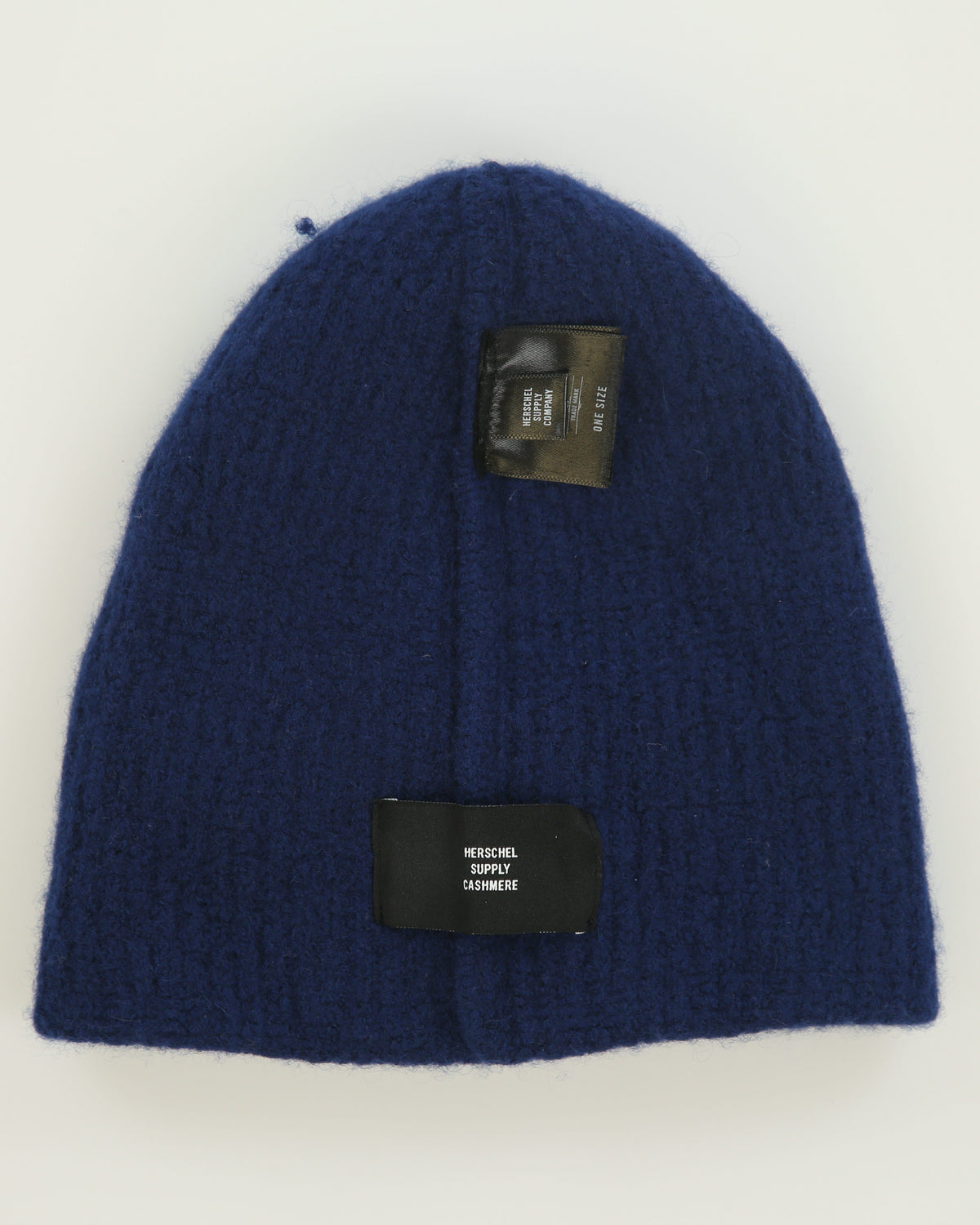 Herschel Supply Cashmere Wool Ribbed Knit Fishermans Beanie - S/M