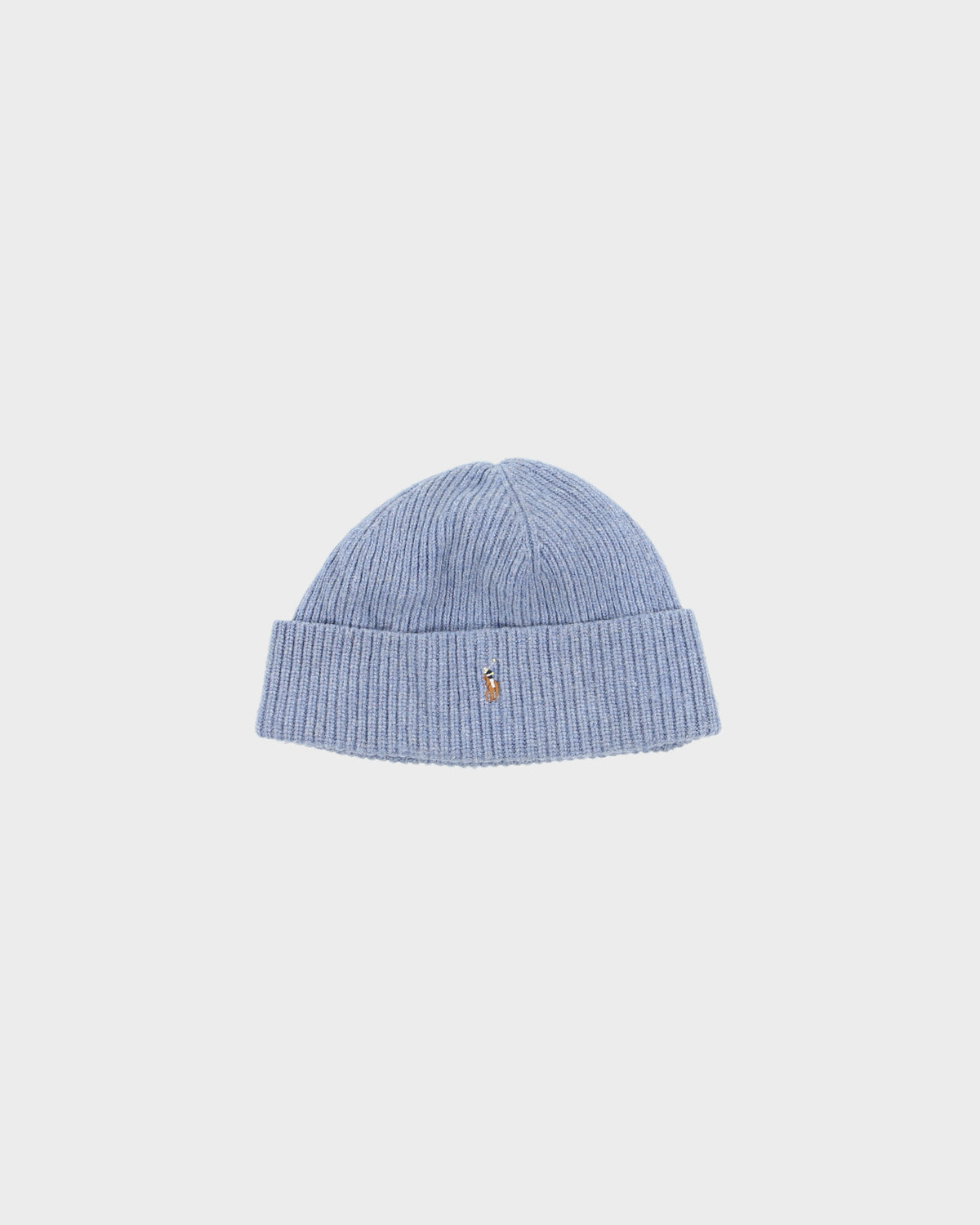 Polo Ralph Lauren Merino Wool Icon Ribbed Knit Fishermans Beanie - OS