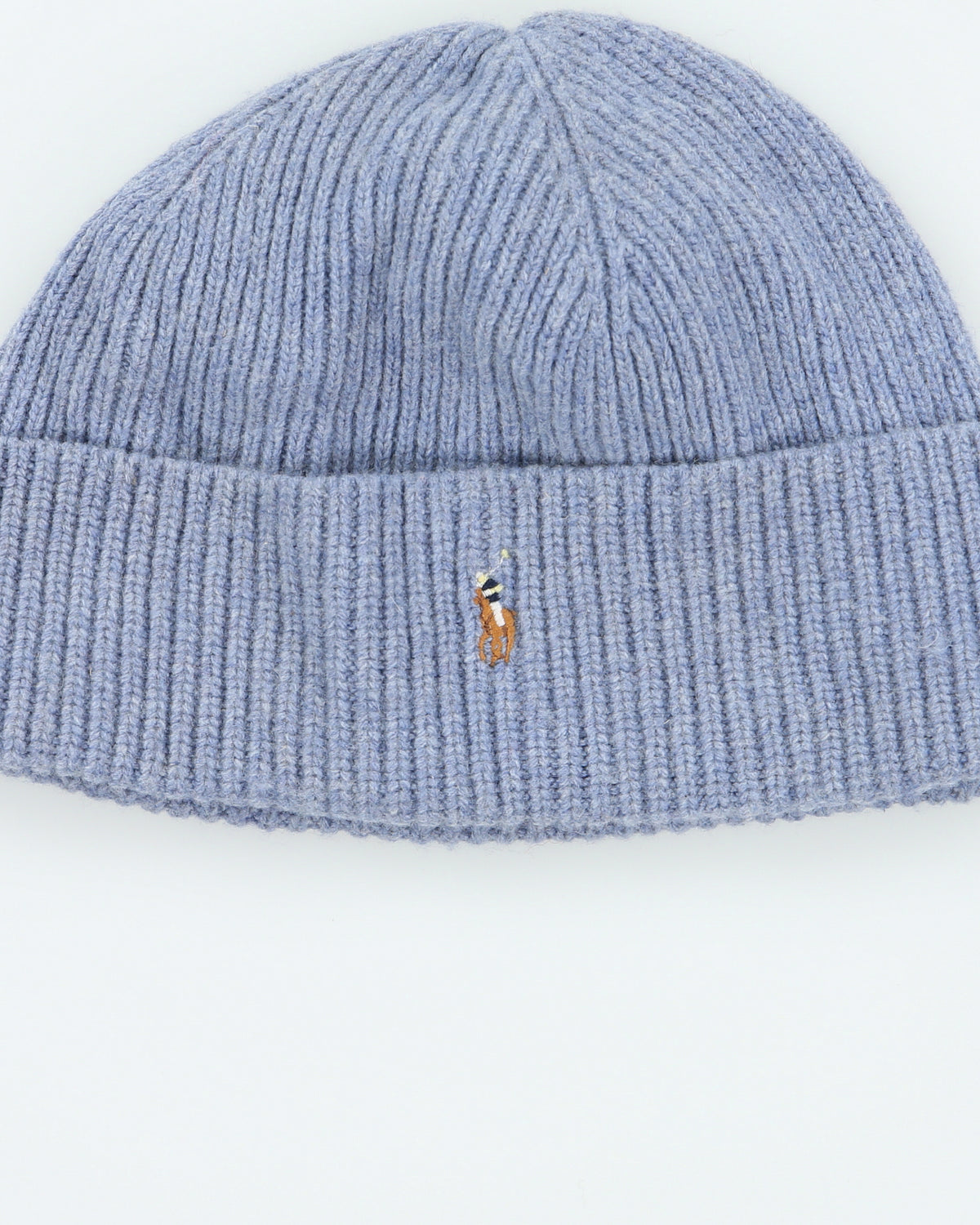 Polo Ralph Lauren Merino Wool Icon Ribbed Knit Fishermans Beanie - OS
