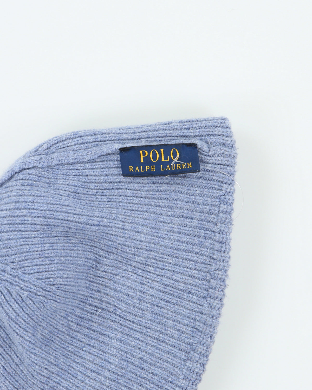 Polo Ralph Lauren Merino Wool Icon Ribbed Knit Fishermans Beanie - OS