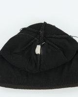 Vintage Y2K 00s Nike Khaki Fleece Lined Wool Blend Knit Cuff Beanie - OS