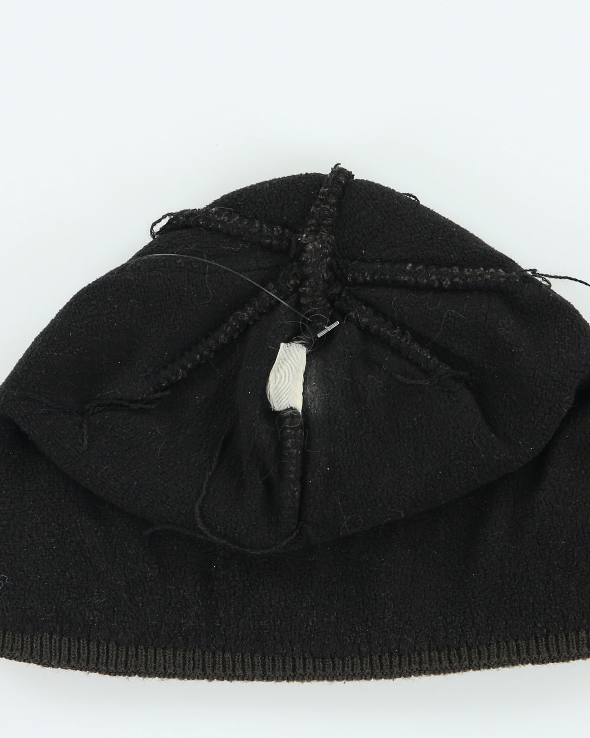 Vintage Y2K 00s Nike Khaki Fleece Lined Wool Blend Knit Cuff Beanie - OS