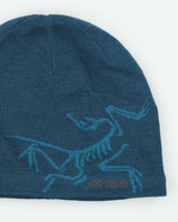 2025 Arc'teryx Teal Bird Head Toque Wool Blend Knit Fleece Lined Skullcap Beanie - OS