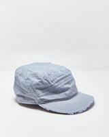 Vintage Y2K 00s Adidas Violet Grey Canvas Velcro Army Cap - OS