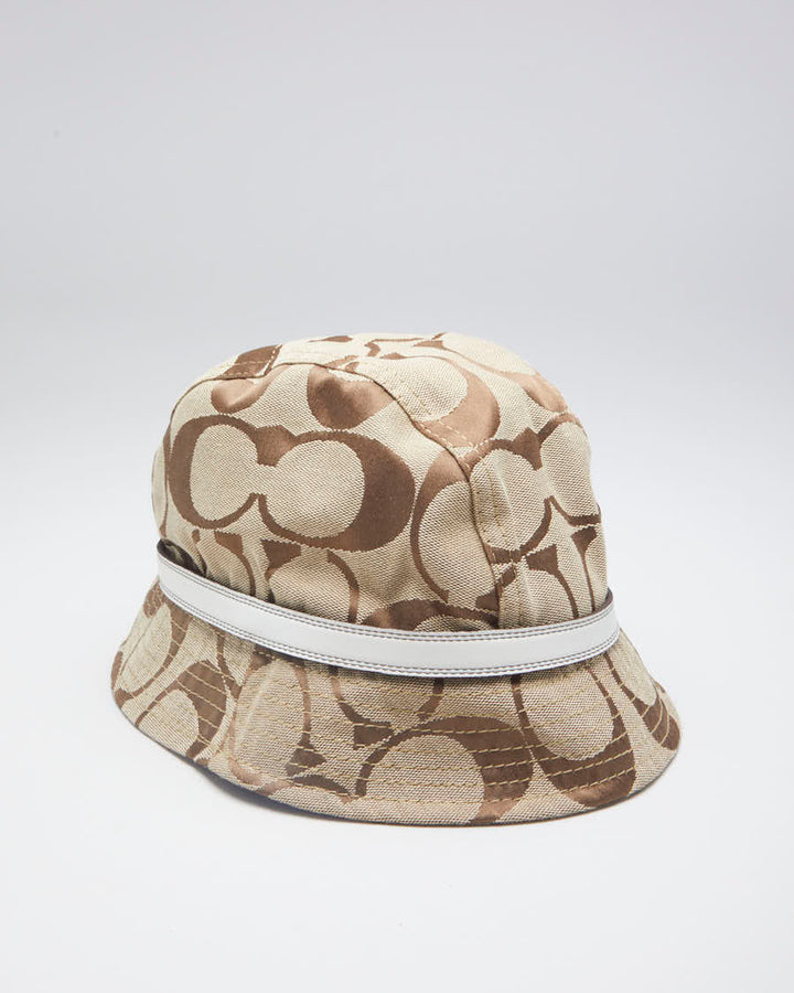Y2K 00s Coach Monochrome Belted Hat - M/L