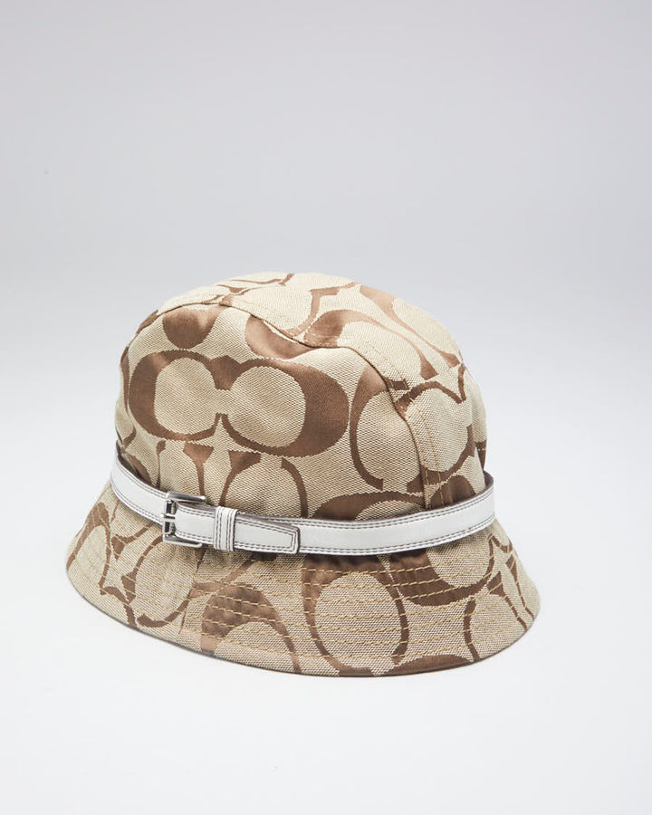 Y2K 00s Coach Monochrome Belted Hat - M/L