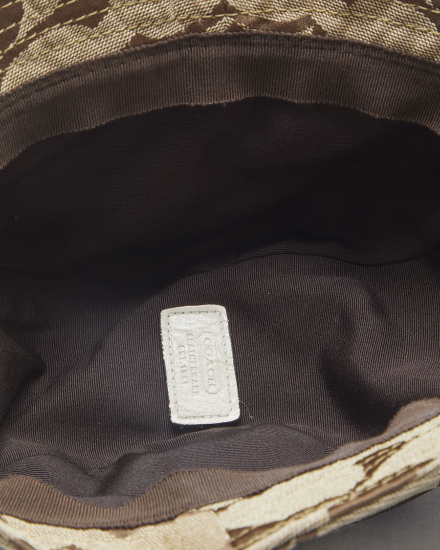 Y2K 00s Coach Monochrome Belted Hat - M/L