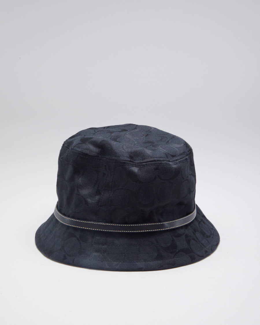 Y2K 00s Coach Monochrome Belted Hat - M/L