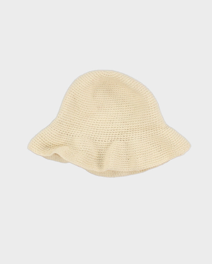 Vintage Knitted Bucket Hat