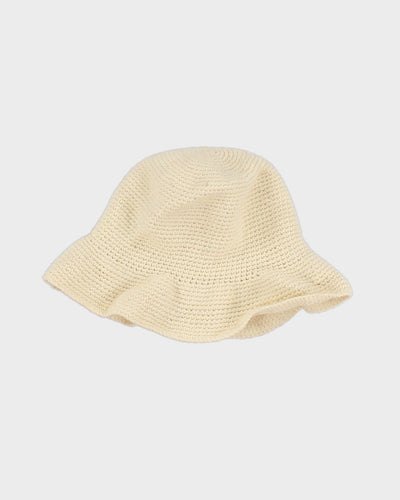 Vintage Knitted Bucket Hat