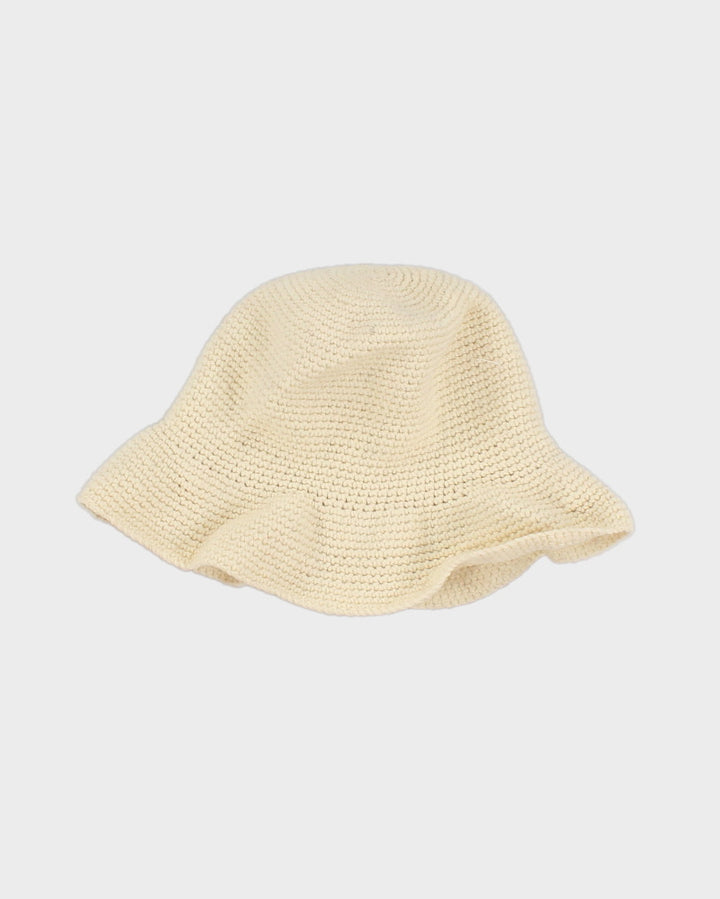 Vintage Knitted Bucket Hat